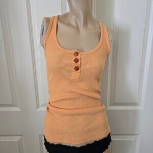 Mimi & Coco Racerback Ribbed Tank Top SZ S
